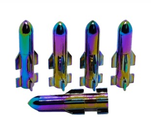 OK TIRE CAP ROCKET TITANIUM 4IN1