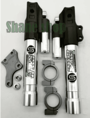 OK Front Shock - Suzuki Variant image - COVER SCARLET FGI RAIDER150 / SILVER / OK-4813-9 - OK-OK-FRONT-SHOCK-SUZUKI-487A6CA1-OK-4813-9-8A57CE17