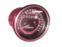 OK SPEEDOMETER GAUGE SMALL Variant image - RED / OK-549-2 - OK-OK-SPEEDOMETER-GAUGE-SMALL-B7B23719-OK-549-2-912D7C0A