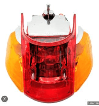 OK Tail Light - Honda Variant image - XRM / RED/YELLOW / OK-B025-2-6 - OK-OK-TAIL-LIGHT-HONDA-8A4B00BE-OK-B025-2-6-3101EEEE