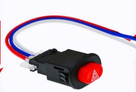 OK HAZARD SWITCH WITH WIRE OK HAZARD SWITCH WITH WIRE - Main image