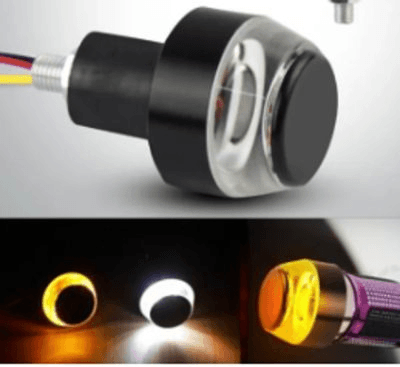 OK BAR END WITH LIGHT Variant image - WHITE/YELLOW / OK-672-8/6 - OK-OK-BAR-END-WITH-LIGHT-F38068FC-OK-672-8-6-9CC0DCD1