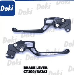 OK Brake Lever - Kawasaki/Bajaj Variant image - CT100/BAJAJ S38-119-129 / BLACK / OK-TS38-1 - OK-OK-BRAKE-LEVER-KAWASAKI-BAJAJ-9EFB0EE2-OK-TS38-1-D0210D3B