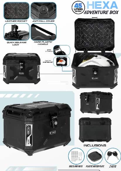 HEXA ADVENTURE 45L Top Box No Backrest
