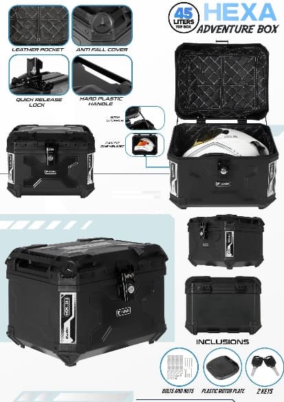 HEXA ADVENTURE 45L Top Box No Backrest