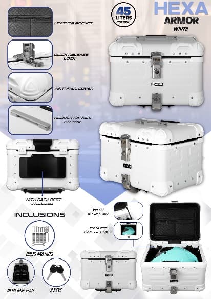 HEXA AMOR 45L Top Box