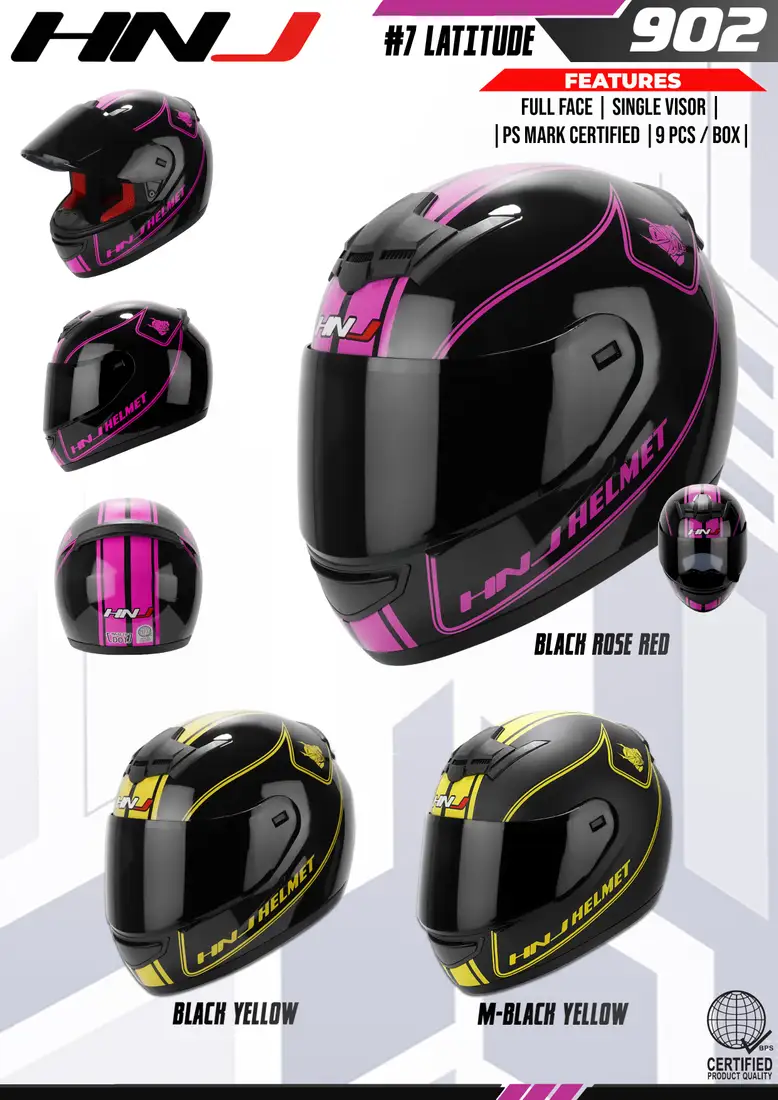 HNJ 902 Full Face Helmet HNJ 902 Full Face Helmet - Main image