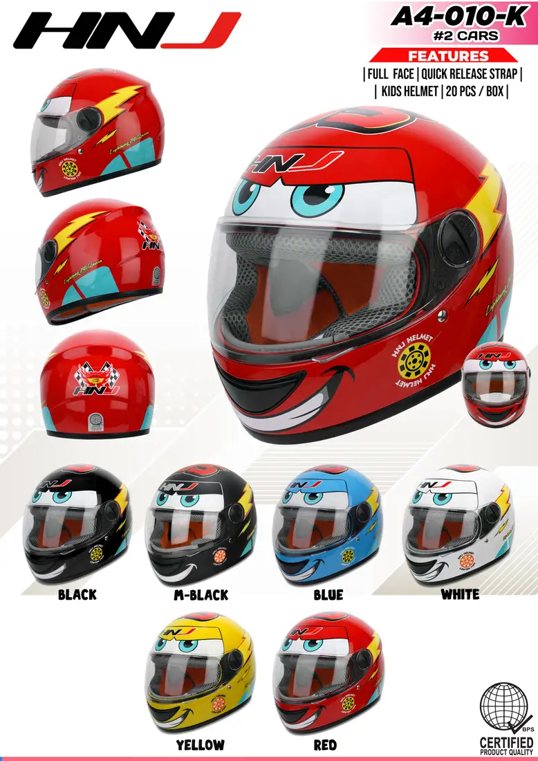 HNJ A4-010-K Car Kids Helmet