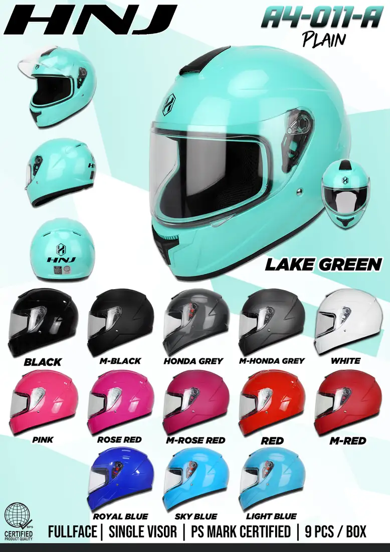 HNJ A4-011-A Full Face Helmet