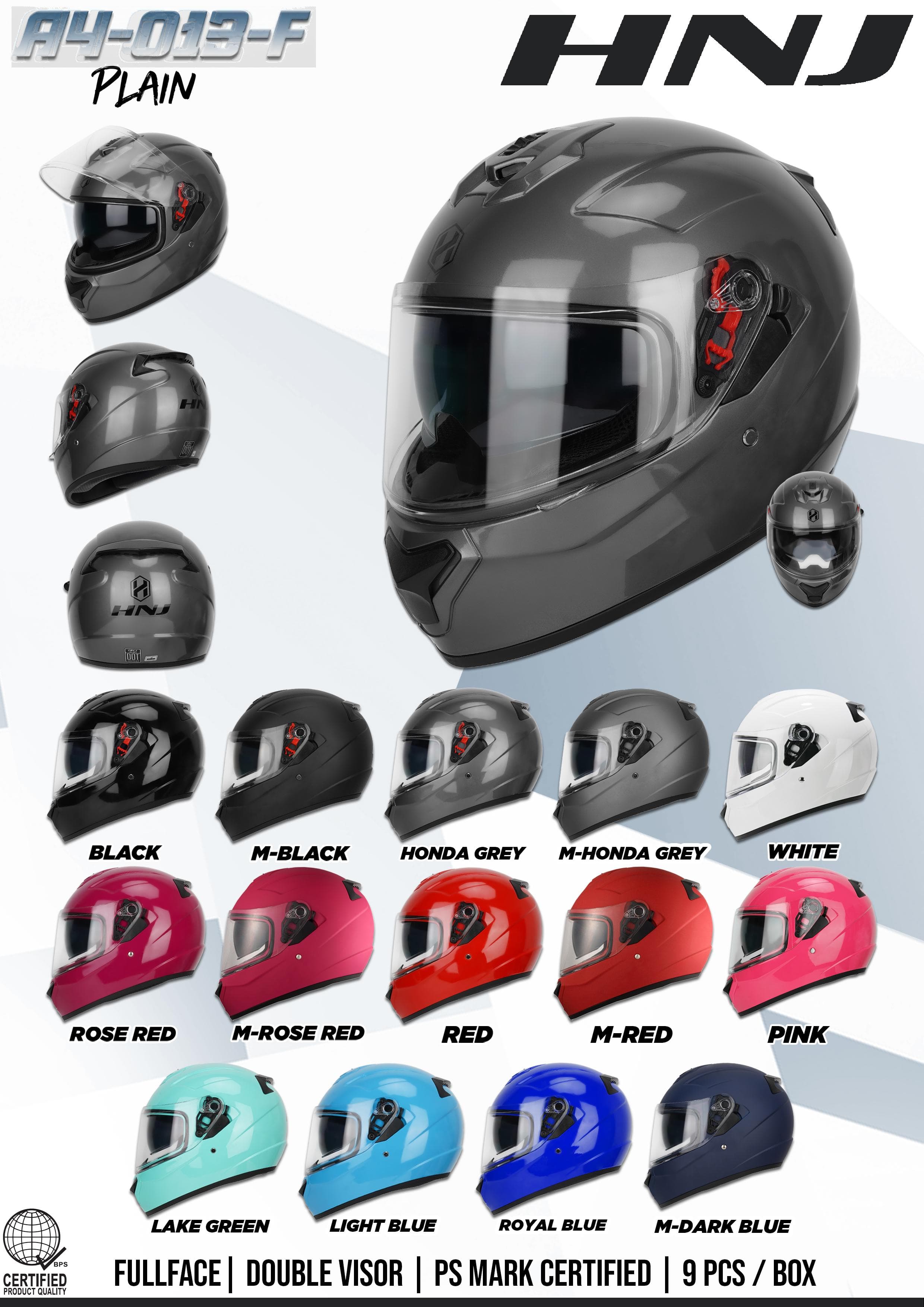 HNJ A4-013-F Full Face Helmet