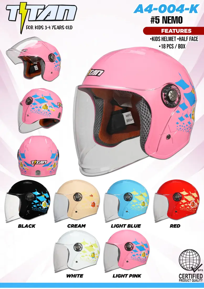 TITAN A4-004-K Nemo Kids Helmet