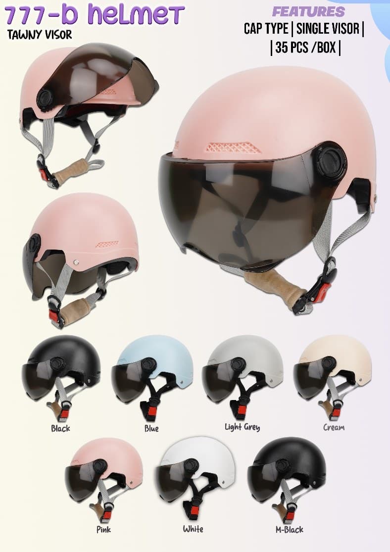 777-A Tawny Visor Kids Motorcycle Helmet
