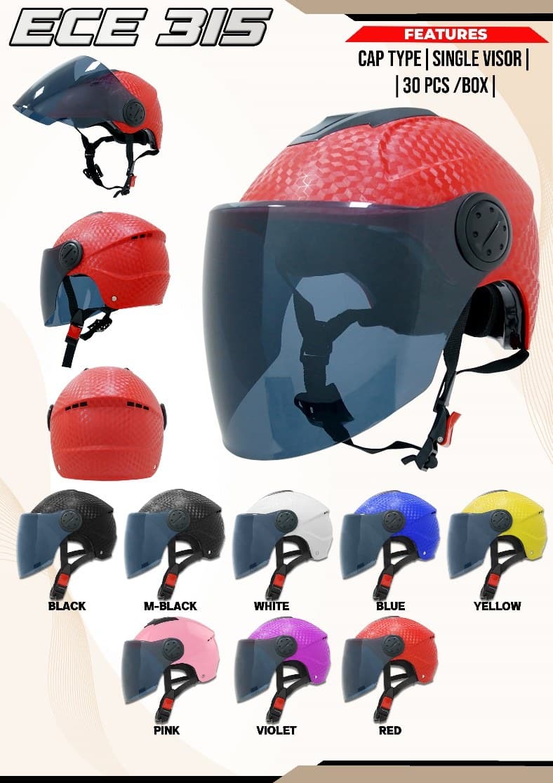 ECE 315 Kids Motorcycle Helmet