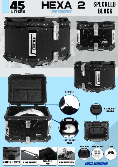 HEXA-2 Box Motorcycle Top Box