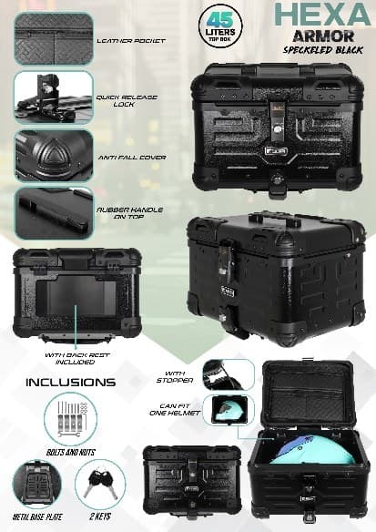 HEXA Amor Box Motorcycle Top Box