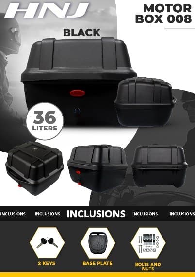 HNJ 008 Box Motorcycle Top Box