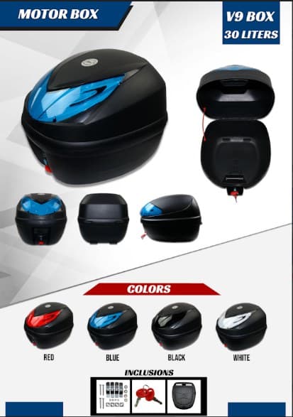 HNJ V9 Box Motorcycle Top Box