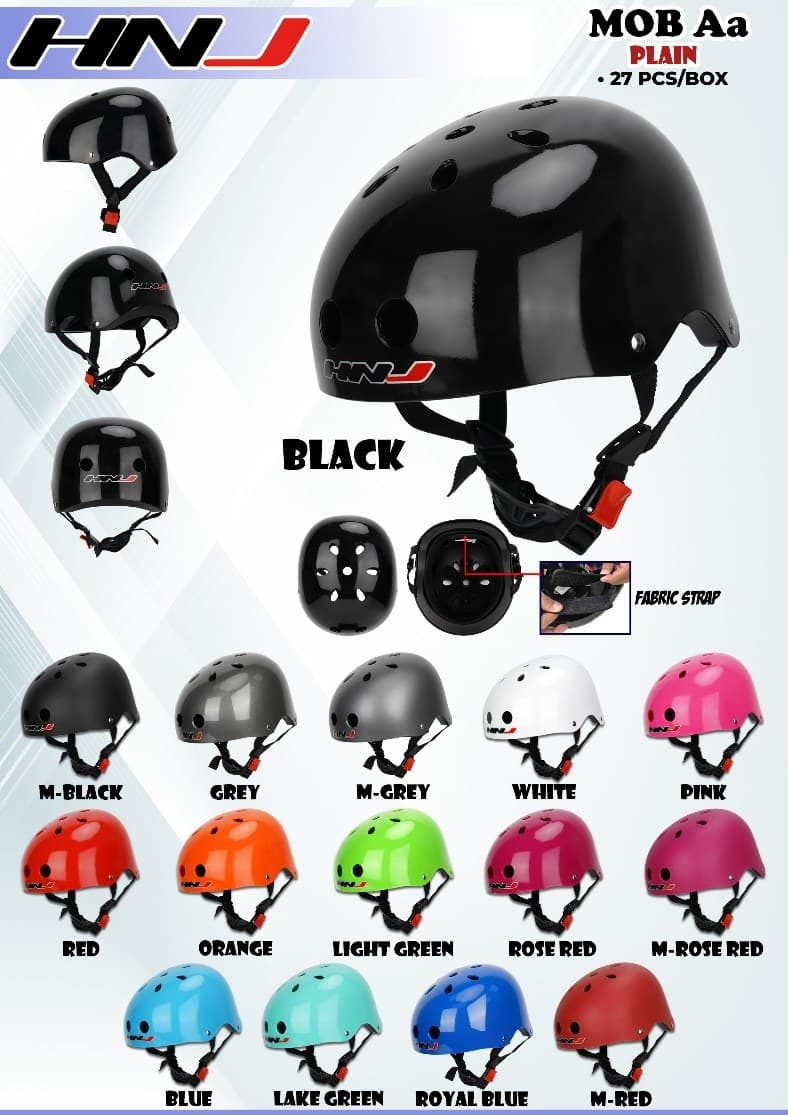 Mob-aa Plain Kids Motorcycle Helmet