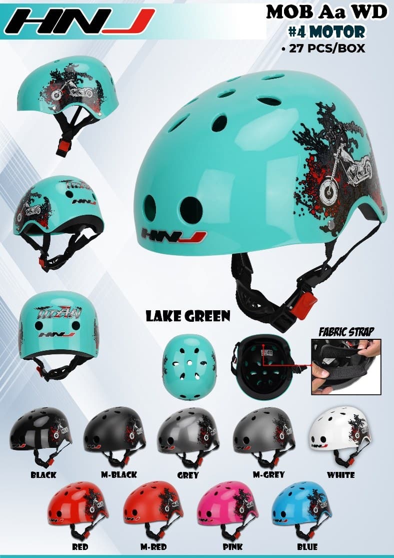 Mob-aa W/D Kids Motorcycle Helmet
